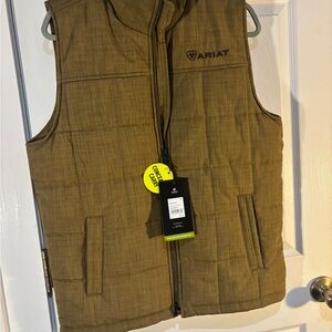 Ariat Tan Quilted Vest